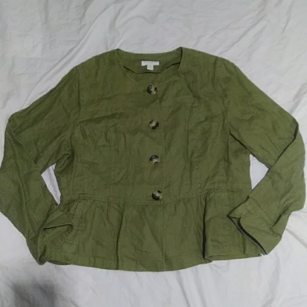 Charter club green jacket